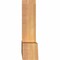 Ekena Millwork Portland Smooth Timber Gable Bracket, Western Red Cedar, 48"W x 14"H x 3 1/2"D x 3 1/2"F, 7/12 Pitch GBW048X14X0404POR00SWR - alternate 2